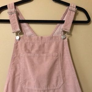 Pink corduroy overalls from TOPSHOP